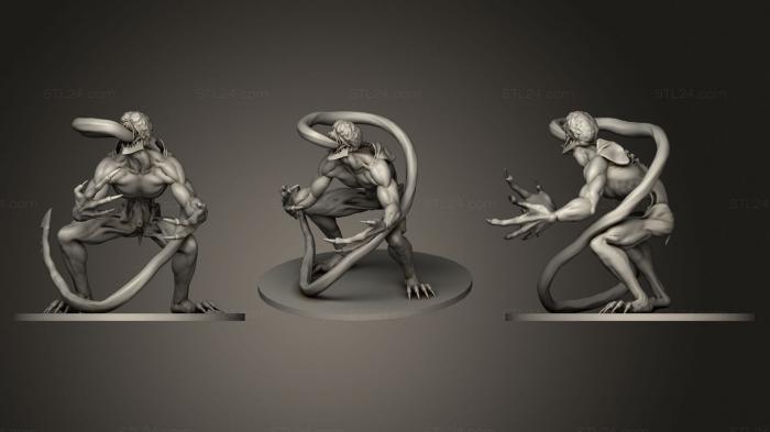 Figurines heroes, monsters and demons (Likk (1), STKM_2890) 3D models for cnc